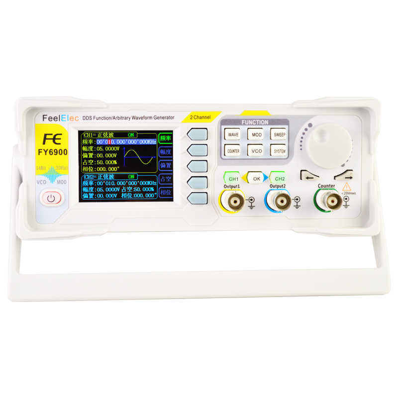 KKmoon FY6900-60M Function Sig - огляд і ціна Dual Channel Arbitrary Waveform Function Generator 60Mhz