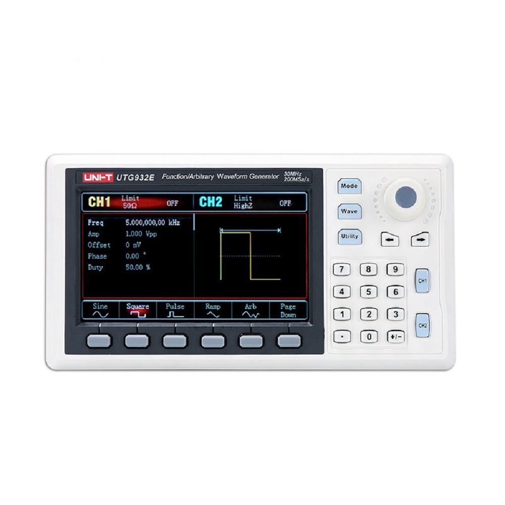 UTG962E Function Arbitrary Wav - огляд і ціна Dual Channel Arbitrary Waveform Function Generator 60Mhz