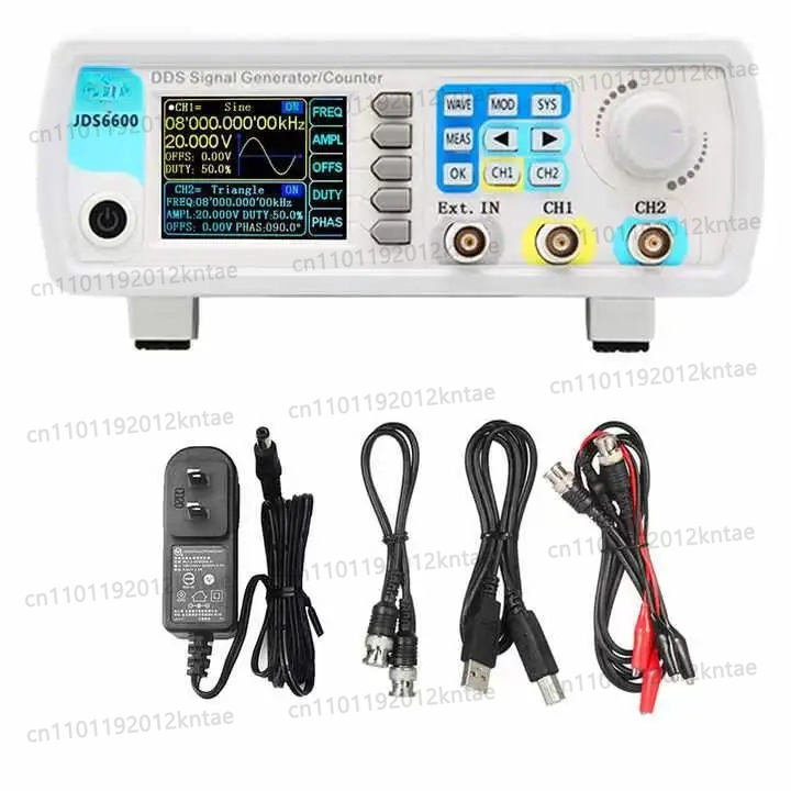 JDS6600 15/30/40/50/60MHz DDS  - огляд і ціна Dual Channel Arbitrary Waveform Function Generator 60Mhz