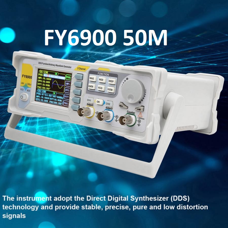 Feelelec FY6900 0-60MHz Digita - огляд і ціна Dual Channel Arbitrary Waveform Function Generator 60Mhz