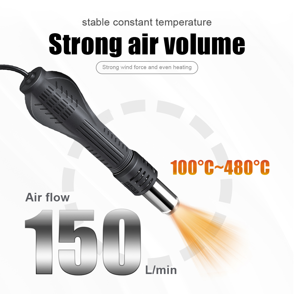 2 in 1 750W Hot Air Gun LCD Di - огляд і ціна Smd Rework Station Hot Air Soldering 2 In 1