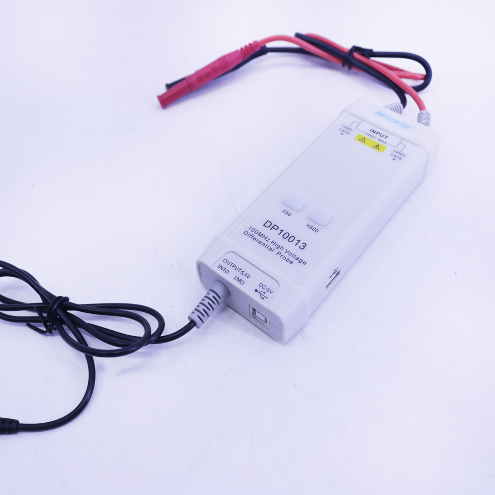 Micsig Oscilloscope  DP10013 1 - огляд і ціна High Voltage Differential Probe 100Mhz 1300V
