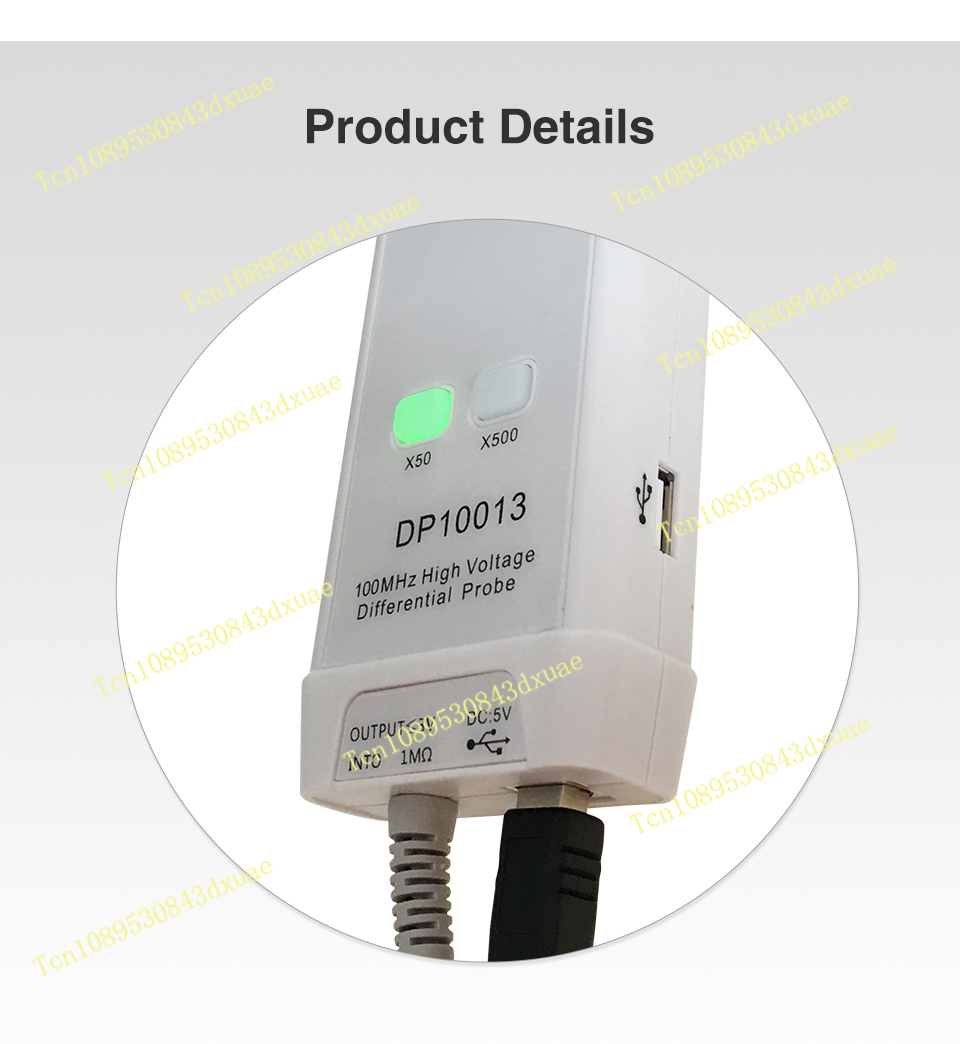 2025Micsig Oscilloscope 1300V  - огляд і ціна High Voltage Differential Probe 100Mhz 1300V